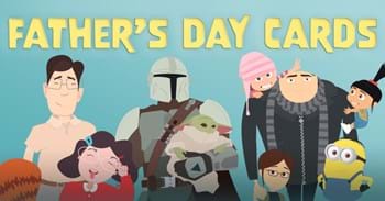 Free TV and Movie Father's Day Cards