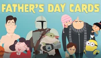 Free TV and Movie Father's Day Cards