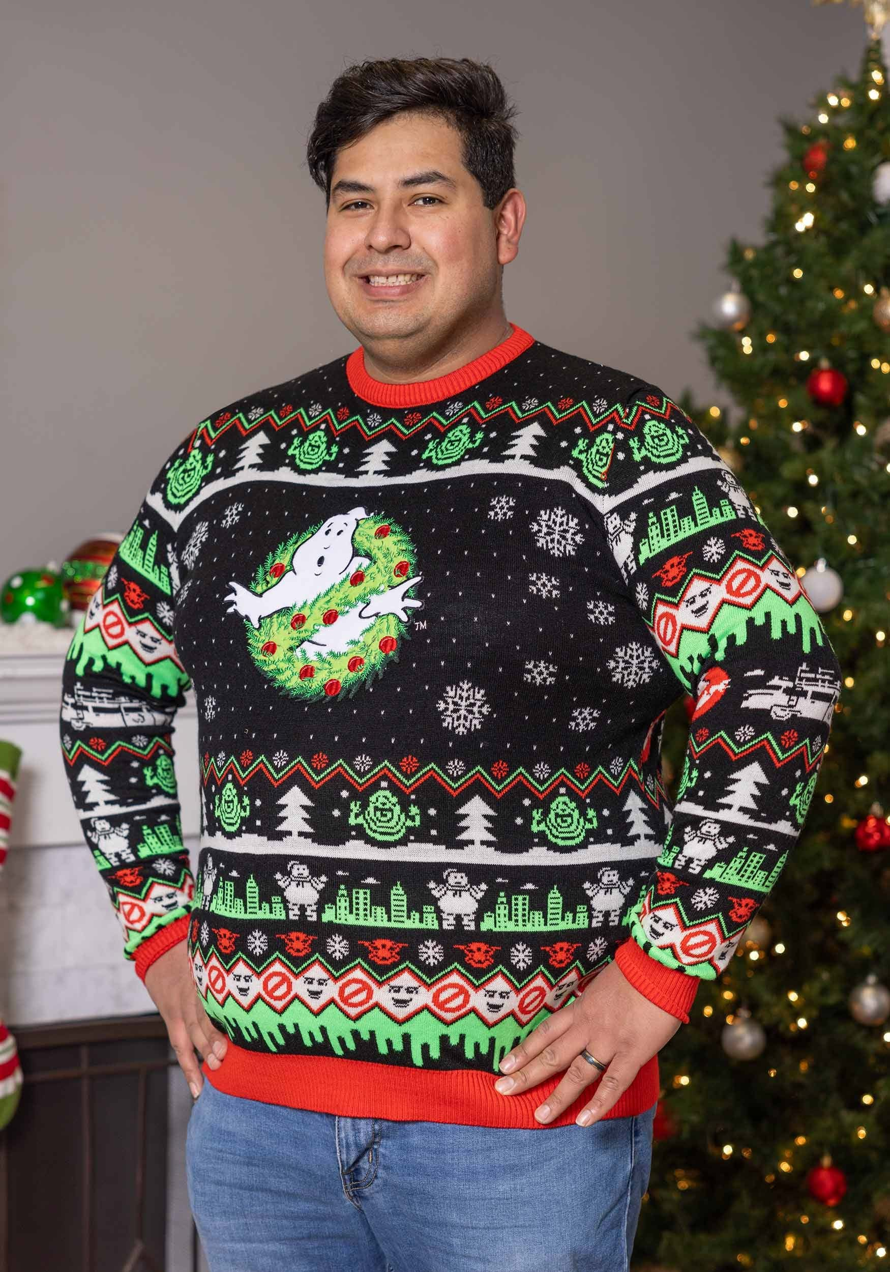 Ghostbusters Ugly Christmas Sweater