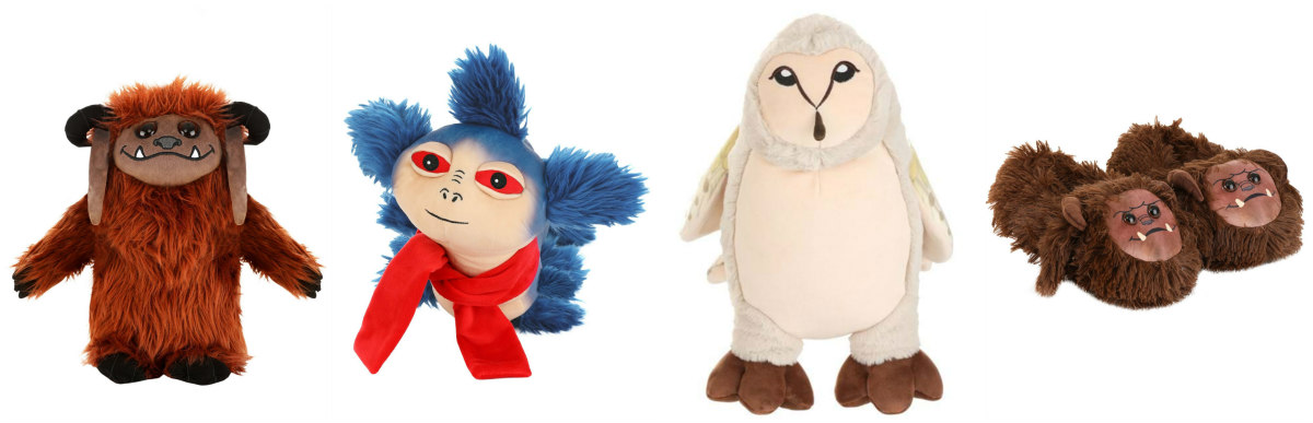 Labyrinth Plushes and Slippers