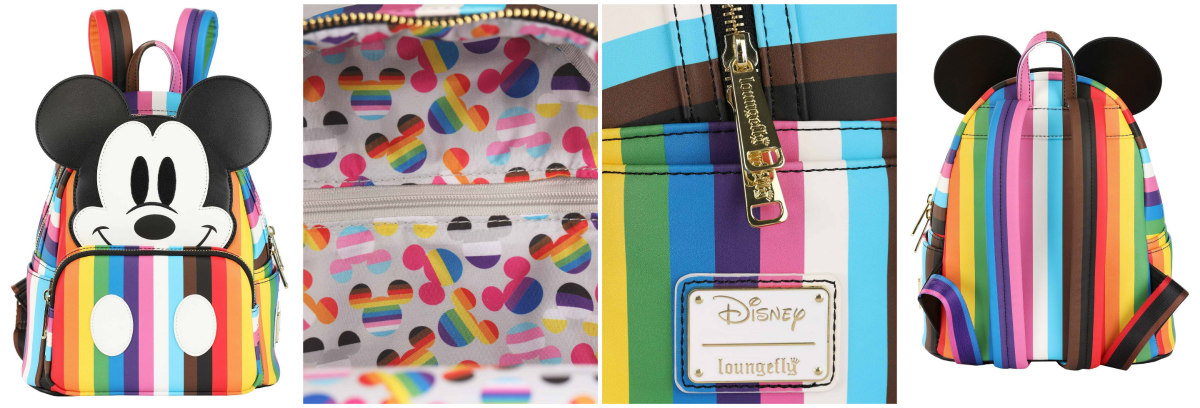 Mickey Mouse Pride Mini Backpack​ from Loungefly