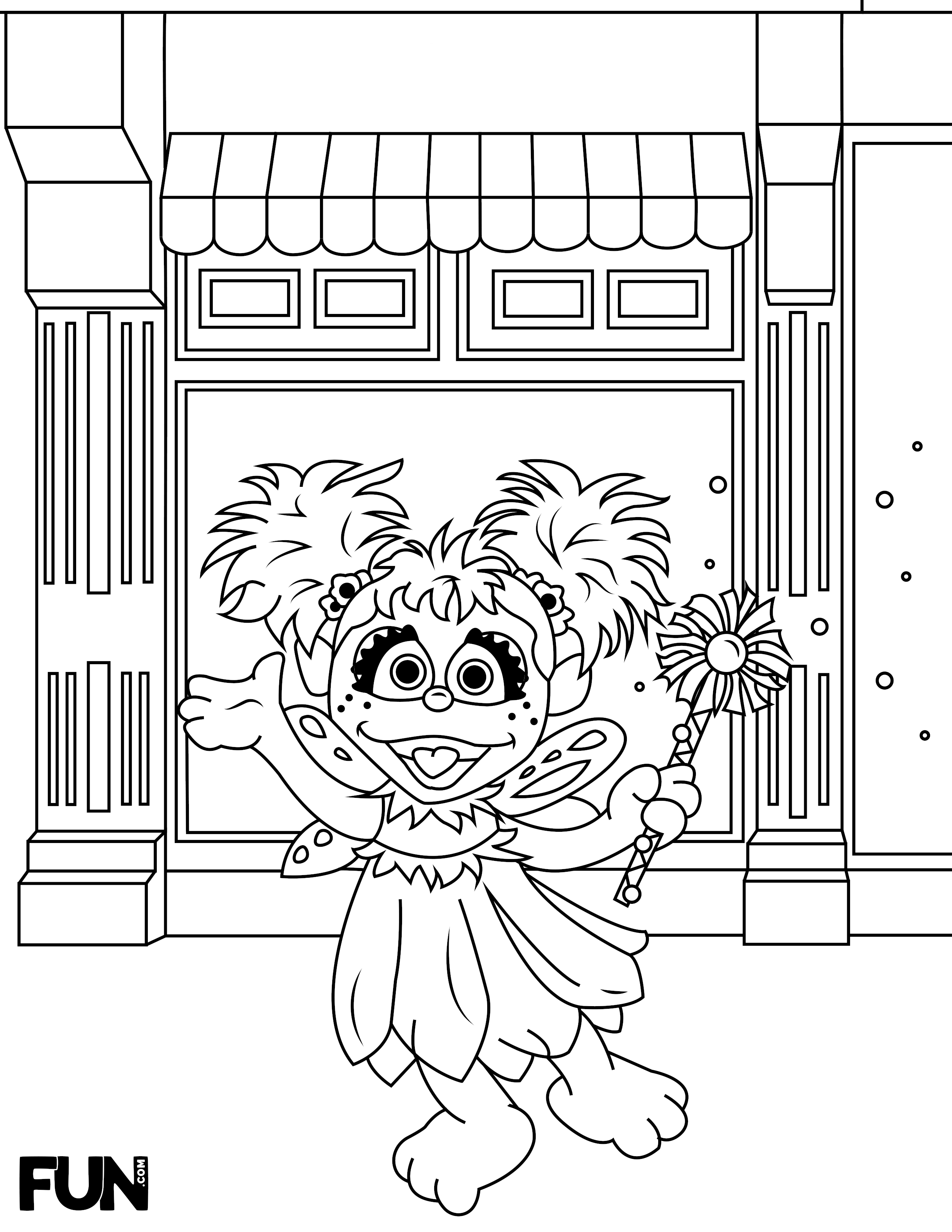 Abby Cadabby Coloring Page
