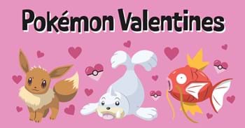 Pokémon Valentine's Day Cards