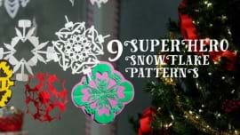 Supehero Snowflake Patterns