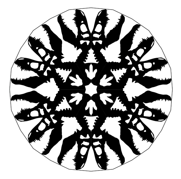 Jurassic Park Snowflake