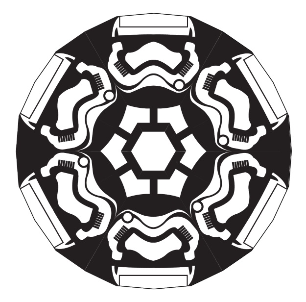 Star Wars Force Awakens Stormtrooper Snowflake