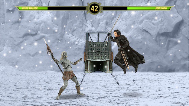 Jon Snow versus White Walker MKX Mashup