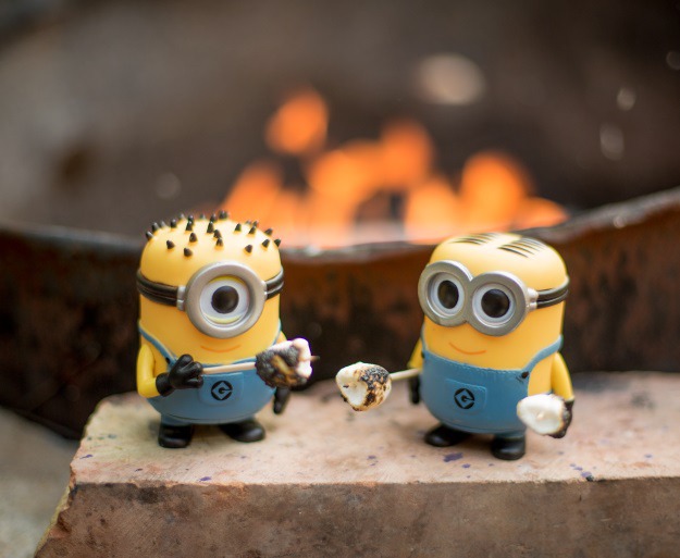 Minions Making Smores