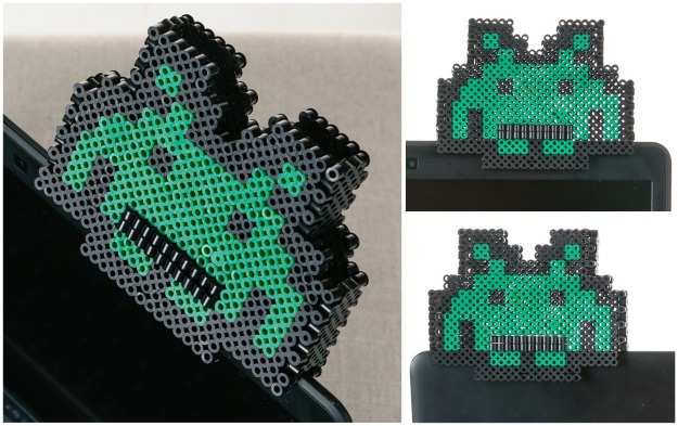 Computer Sitter Space Invaders Perler