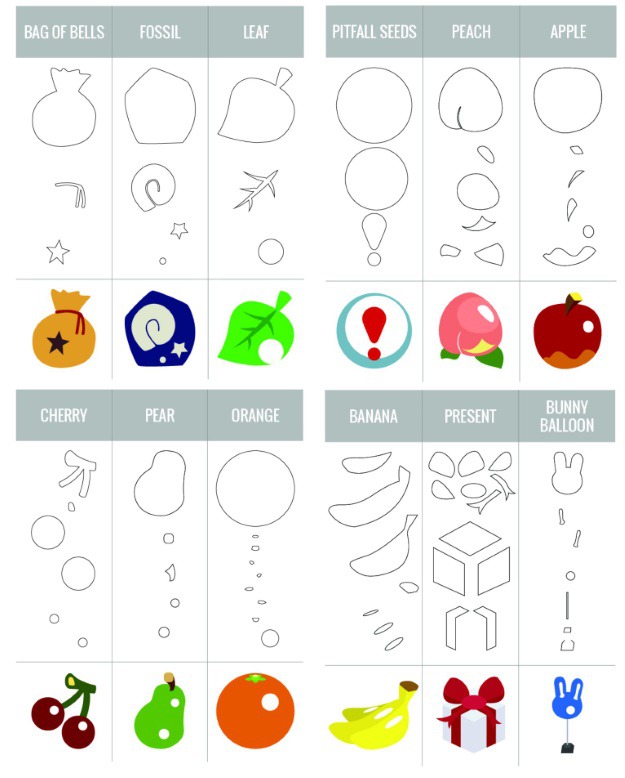 Happy Home Crafts 12 Free Animal Crossing Stencils [Printables] Fun Blog