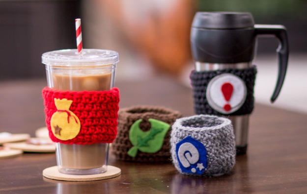 Animal Crossing Coffee Cozies