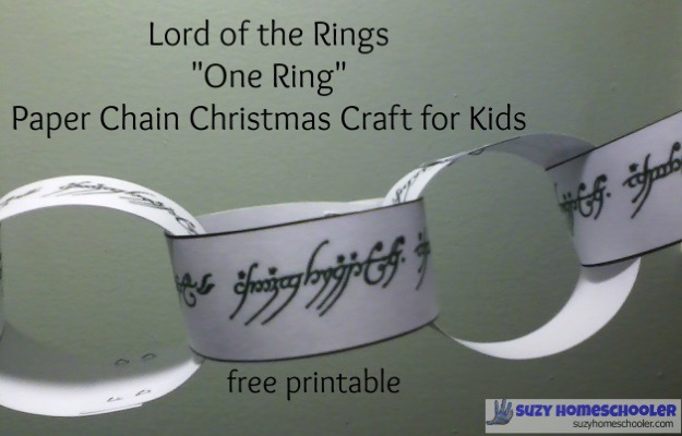 Lord of the Rings paper chain