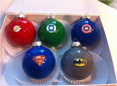 super hero christmas ornaments