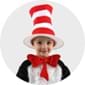 Dr Seuss Cat in the Hat Kids Costume