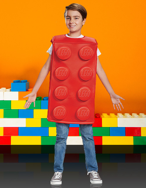 Red 2024 lego costume