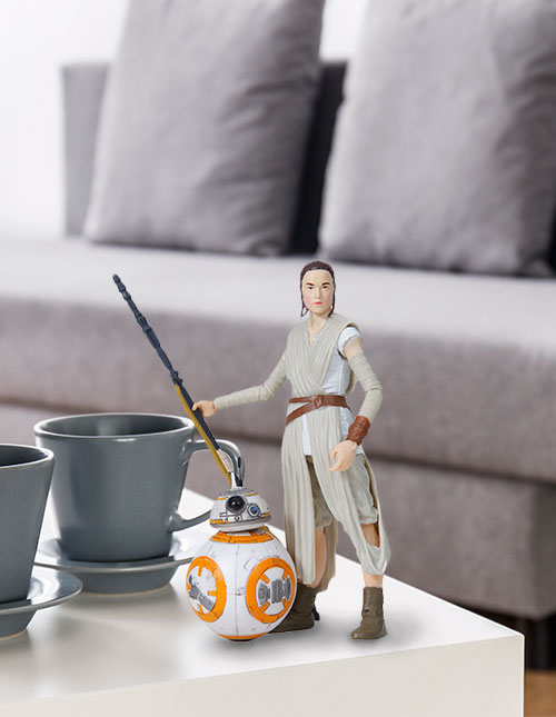 Rey and BB-8 Black Series Figures