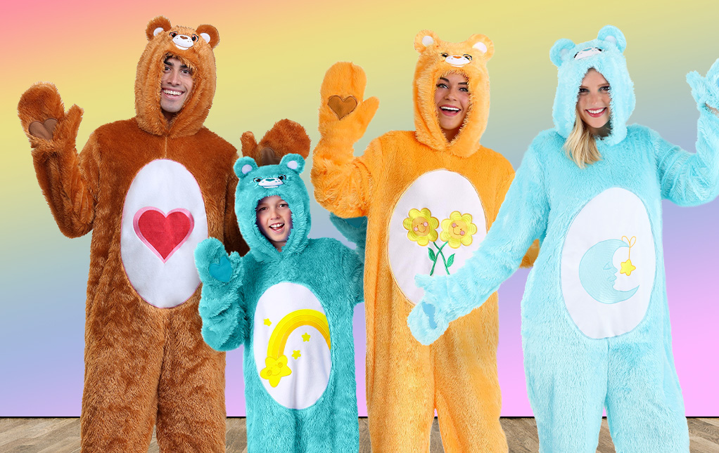 Rainbow Yellow Care Bear Mascot Costume Character Cosplay Party Birthday  Event