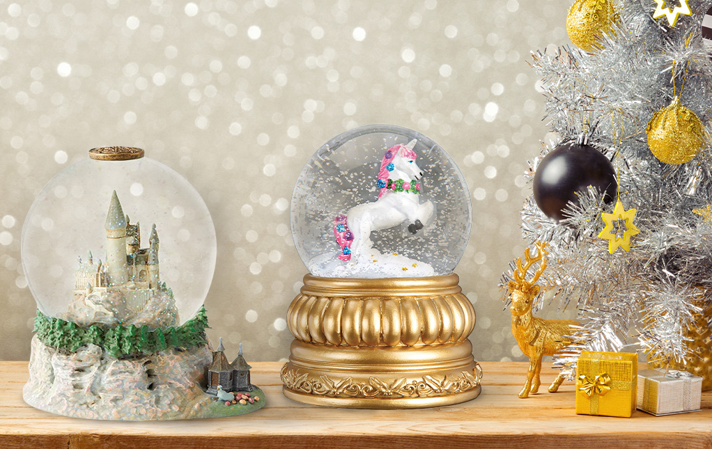 Musical Christmas Snow Globes