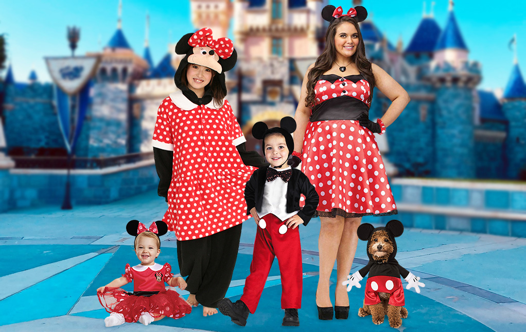 Mickey Mouse and Minnie Mouse Costumes