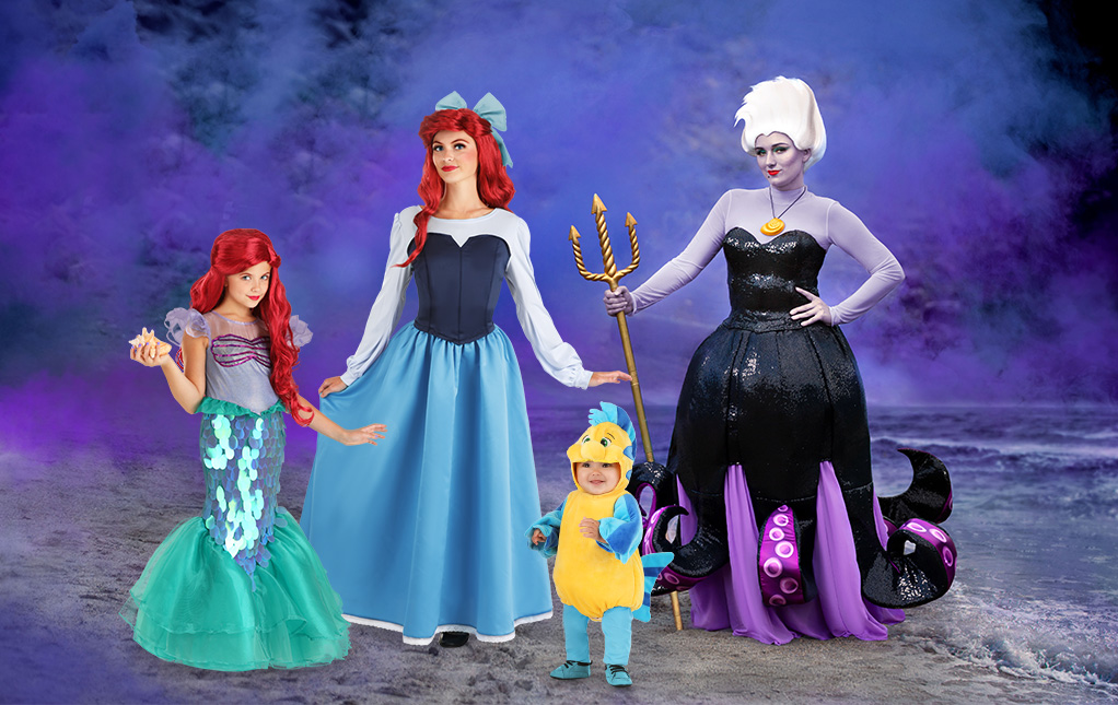 The Little Mermaid and Ursula Costumes