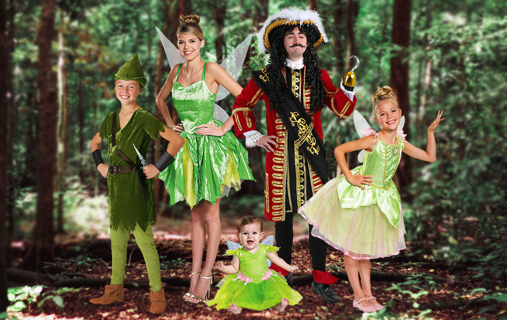 Tinkerbell and Peter Pan Costumes