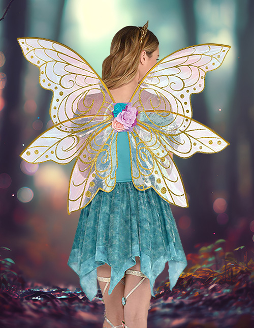Pixie Wings  Tinkerbell Inspired Plus Size Leggings