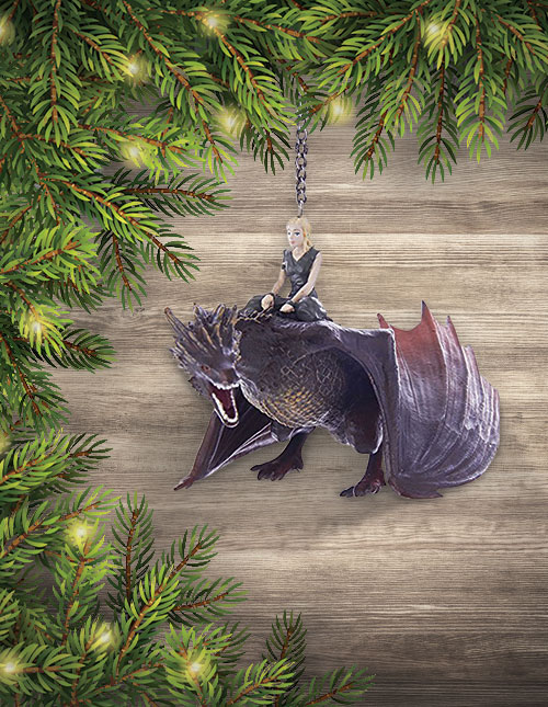 Game of Thrones Drogon Daenerys Ornament Game of Thrones Drogon Daenerys Ornament