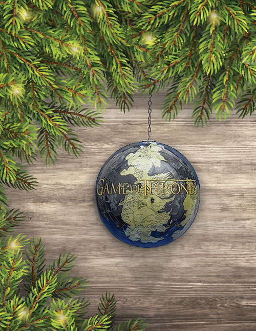 Game of Thrones Map Ornament Game of Thrones Map Ornament