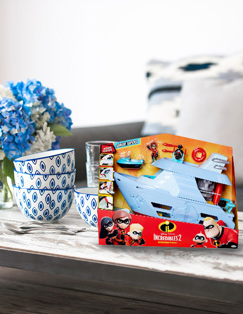 Incredibles 2 hydrofoil store playset