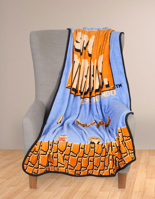 Super Mario Throw Blanket