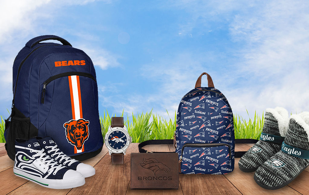 NFL Slippers, Shoes, and Accessories