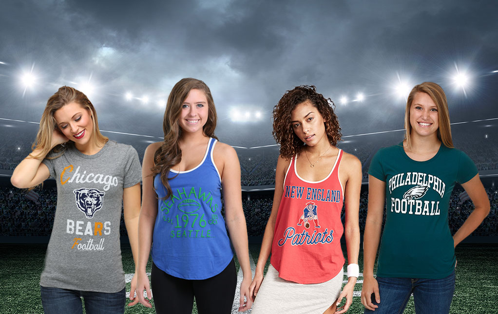 NFL Tees and Tanks for Women