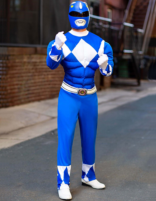 Blue Power Rangers Costume