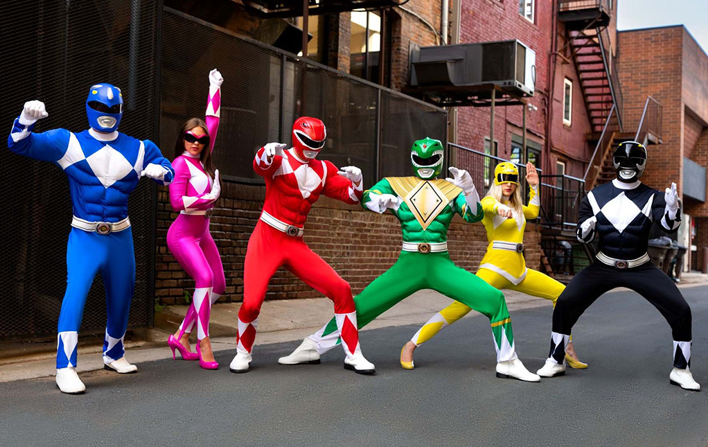 Grab Your Squad and DIY This Classic '90s Power Rangers Costume  Superhero  and villain costumes, Power rangers costume, Villain costumes