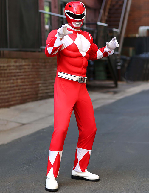 Red Power Rangers Costume
