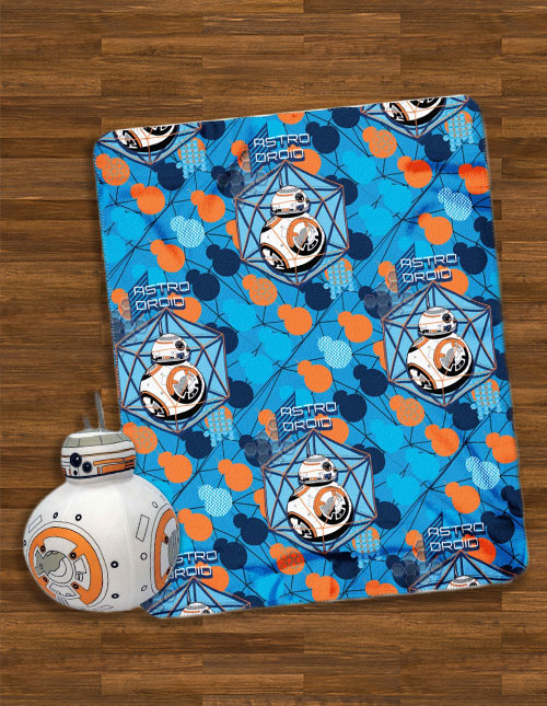 BB-8 Character Pillow with Throw