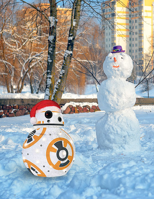 BB-8 Christmas Lawn Decoration