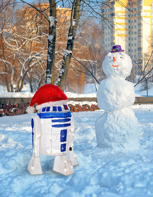 R2-D2 Light Up Christmas Decoration