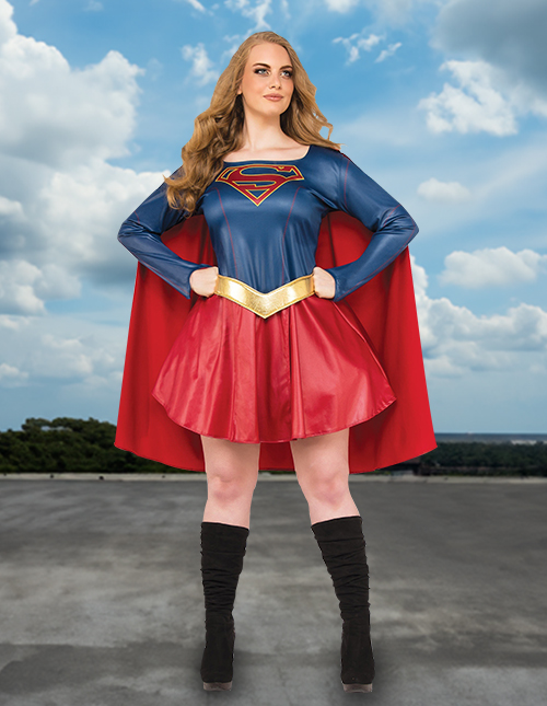 Supergirl Womens Tights Halloween Costume Accessory 