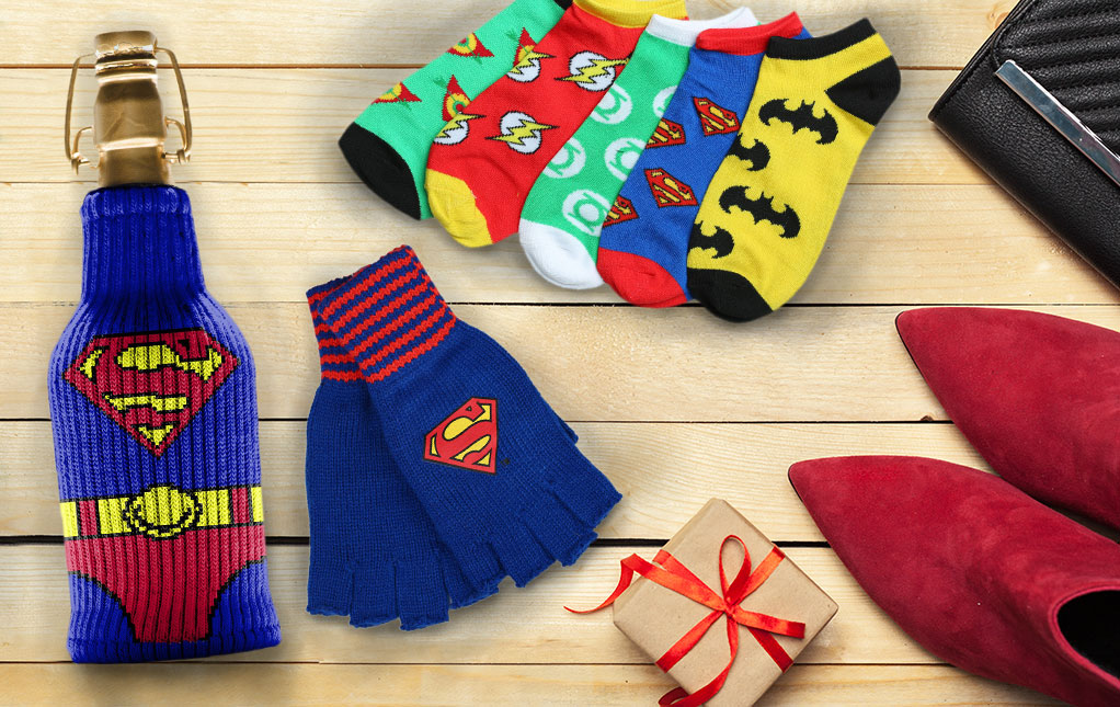 Superhero Socks, Kids & Adult Gift Bundles