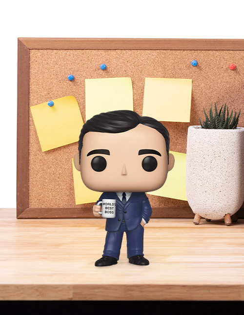 Funko POP TV The Office - Straitjacket Michael Scott white