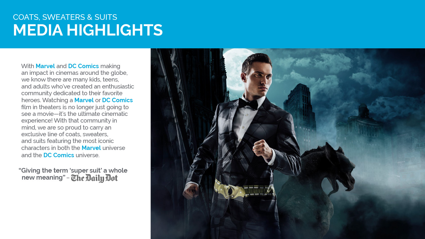 Press Kit - Media Highlights: Suits