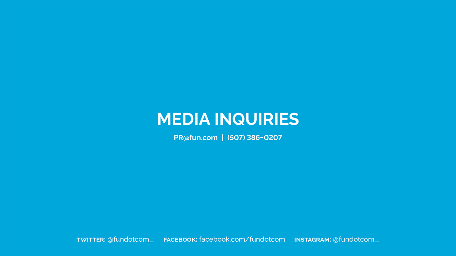 Press Kit - Media Inquiries