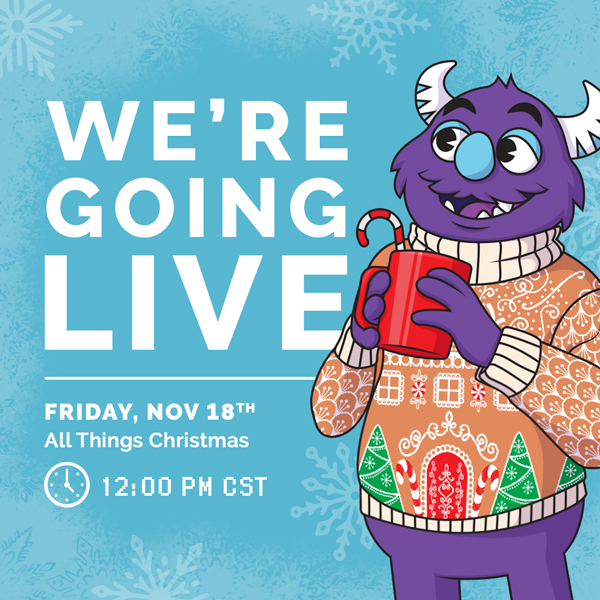 Today is the day! At 12:00pm CST, we will be going live with our