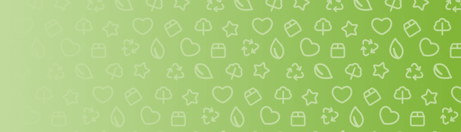 A background image comprised of various icons and a gradient