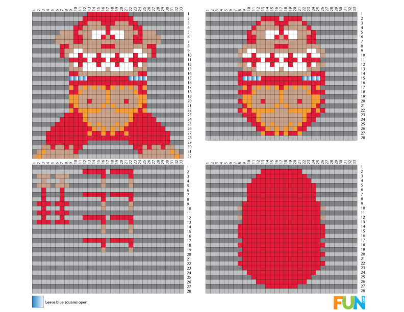 3d perler on sale bead patterns