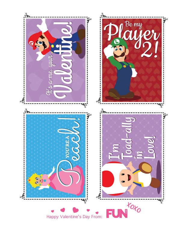 Valentine Printable Paper Pack 1 — Digital Card Fun