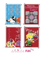 Video Game Heart Containers 19 Printable Valentines For Valentine s 