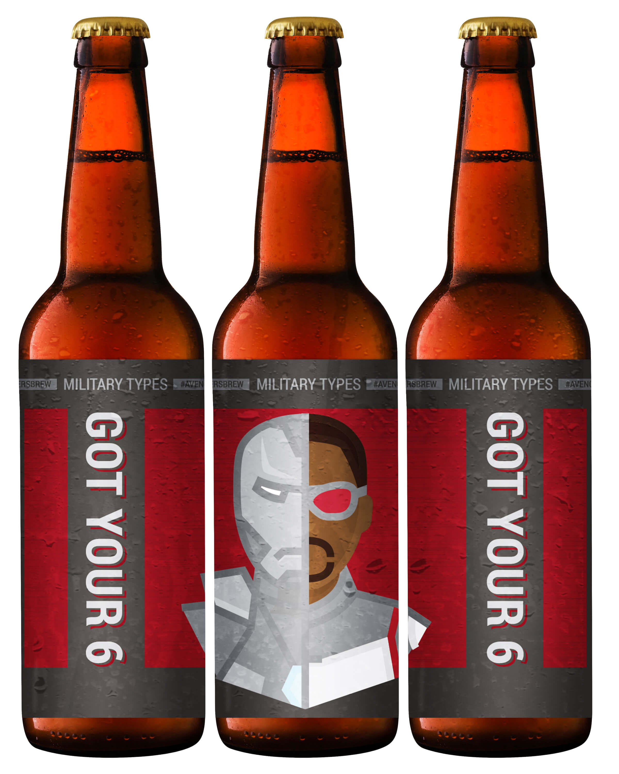 Avengers Brew: Got Your 6 Printable Beer Label