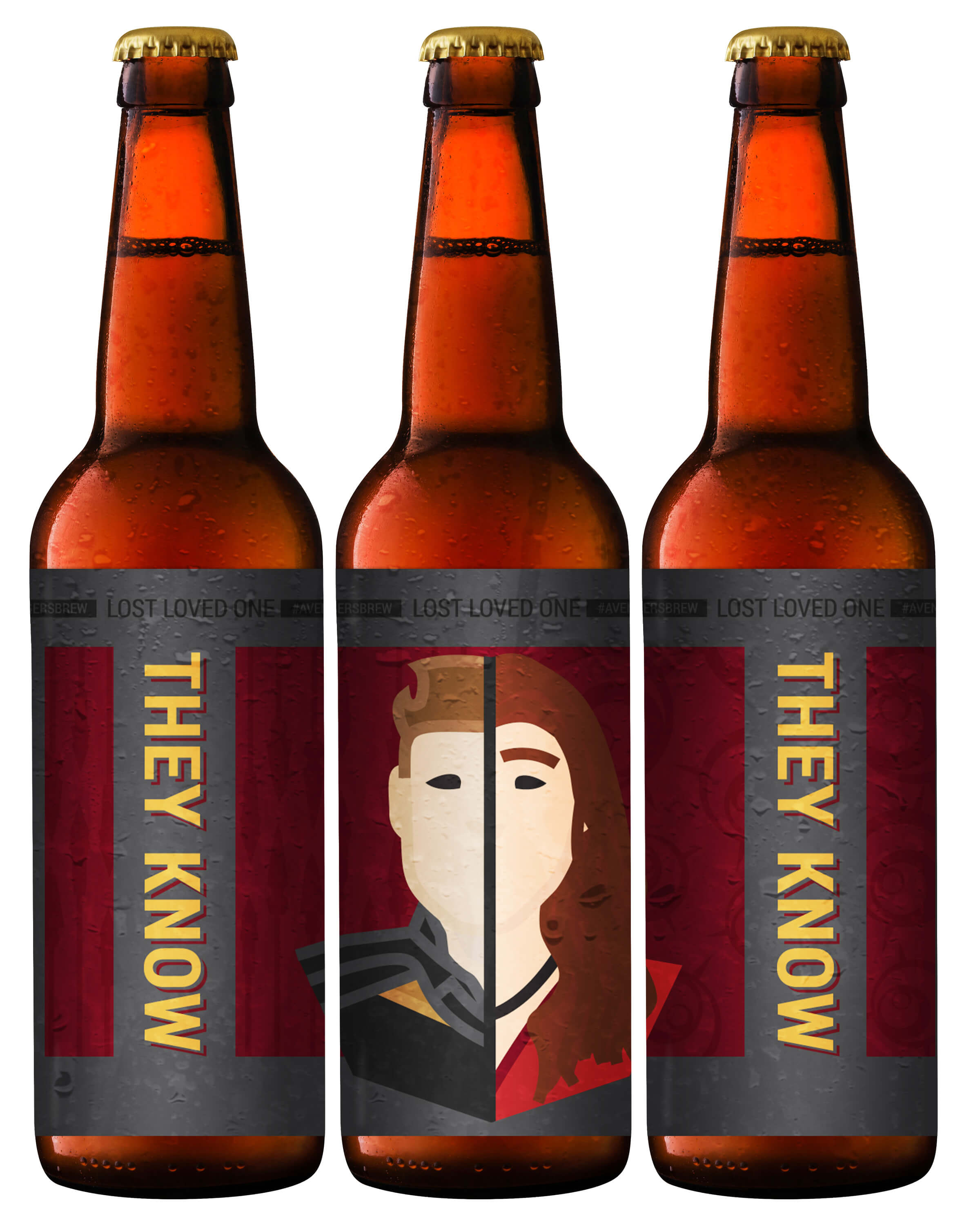 Avengers Brew: They Know Printable Beer Label